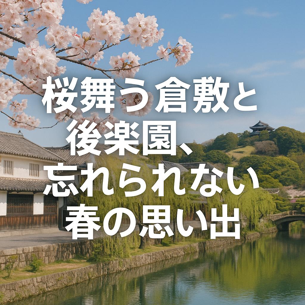 桜舞う倉敷と後楽園、忘れられない春の思い出