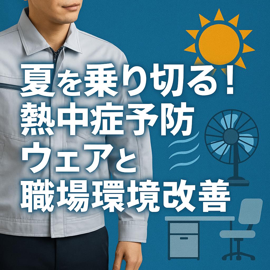 夏を乗り切る！熱中症予防ウェアと職場環境改善