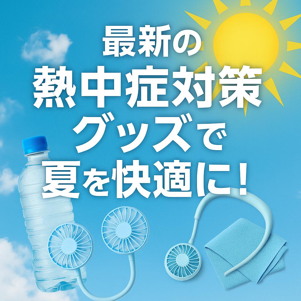 最新の熱中症対策グッズで夏を快適に!