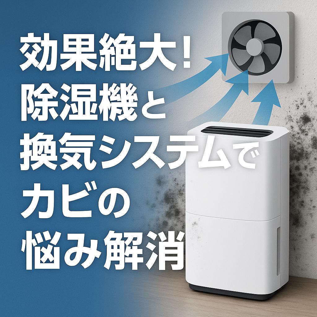 効果絶大！除湿機と換気システムでカビの悩み解消