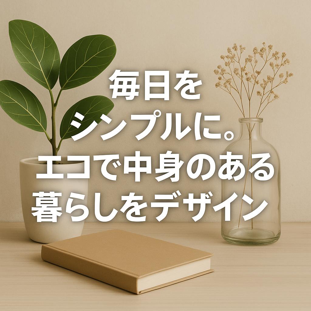 毎日をシンプルに。エコで中身のある暮らしをデザイン