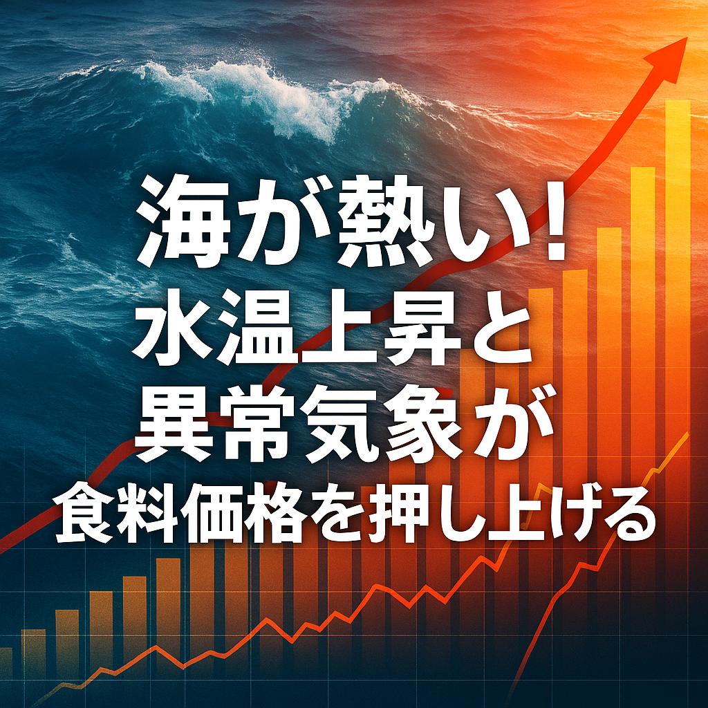 海が熱い！水温上昇と異常気象が食料価格を押し上げる